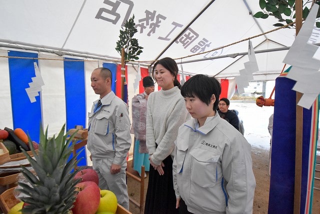 「太宰府市06」注文住宅現場リポート①【地鎮祭】