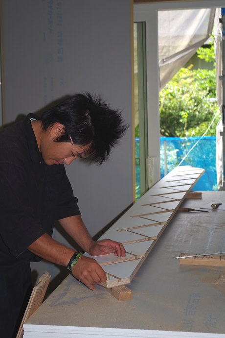 「久留米市寺町01」注文住宅現場リポート⑪【木工事】【階段】