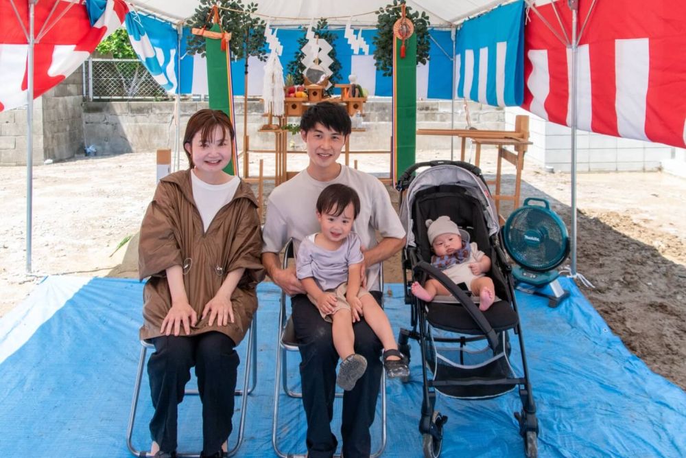 「福岡市城南区友丘02」注文住宅現場リポート①【地鎮祭】