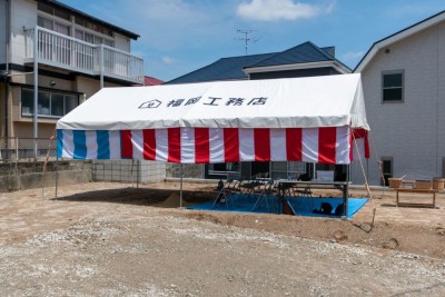 「福岡市城南区友丘02」注文住宅現場リポート①【地鎮祭】