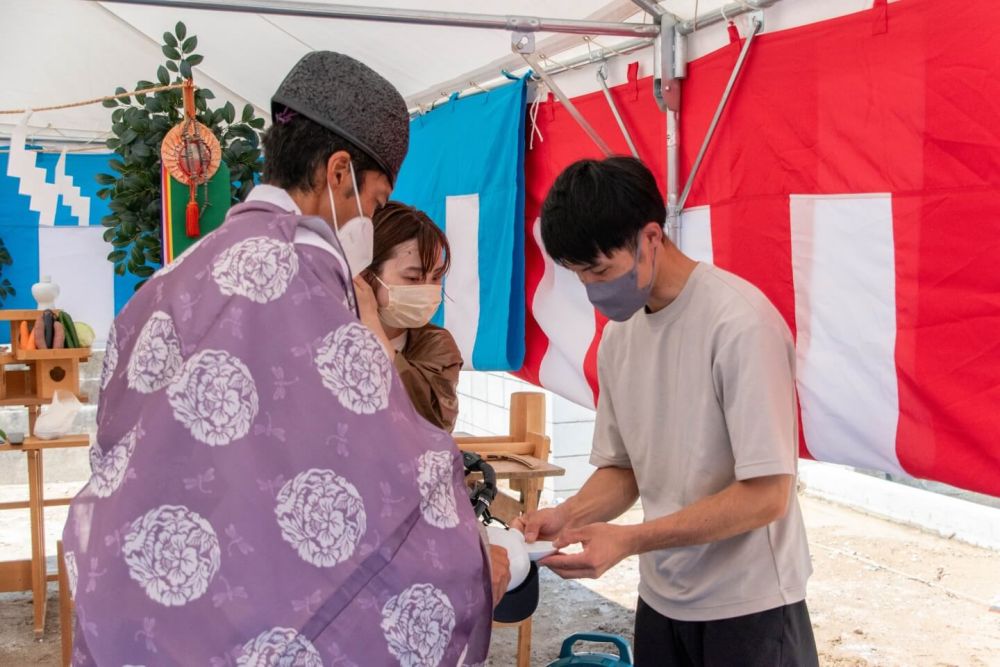 「福岡市城南区友丘02」注文住宅現場リポート①【地鎮祭】