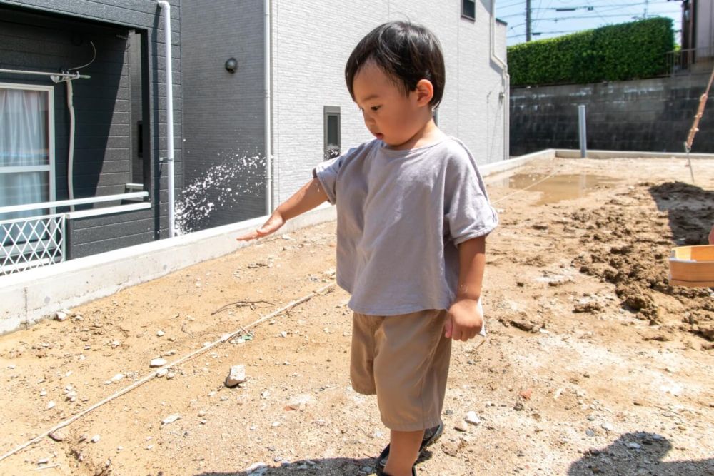 福岡市城南区友丘02　注文住宅建築現場リポート①　～地鎮祭～