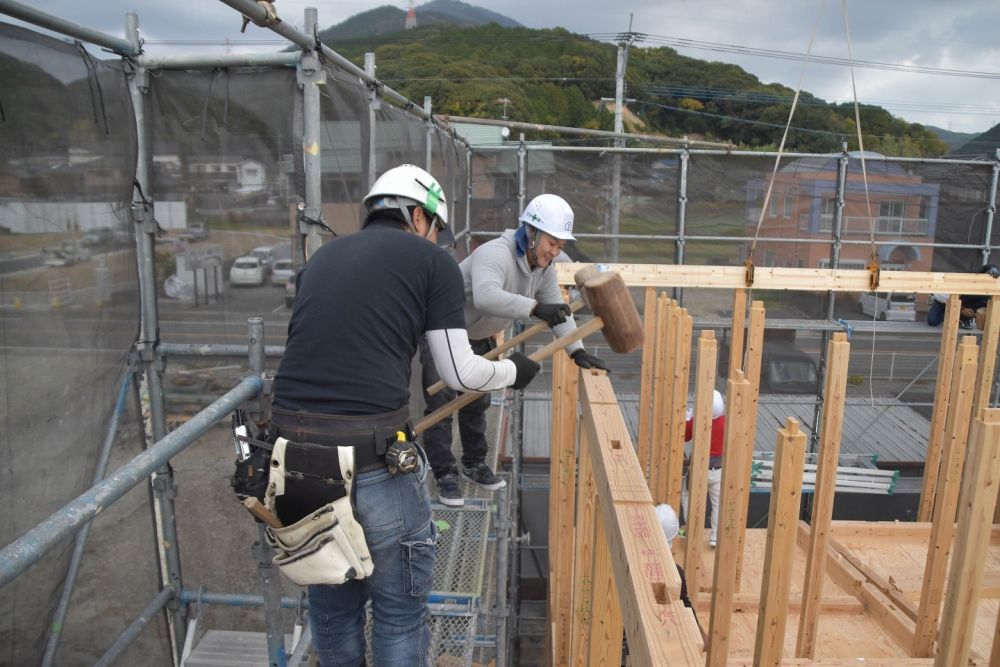 福岡県筑紫野市09　注文住宅建築現場リポート③　～上棟式～