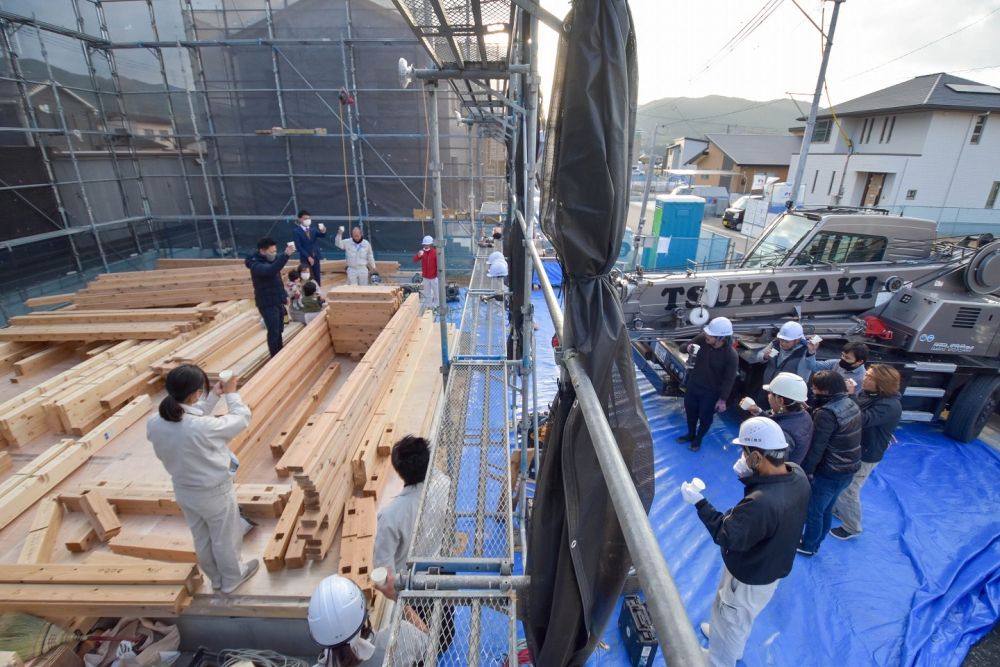 「筑紫野市09」注文住宅現場リポート③【上棟式】