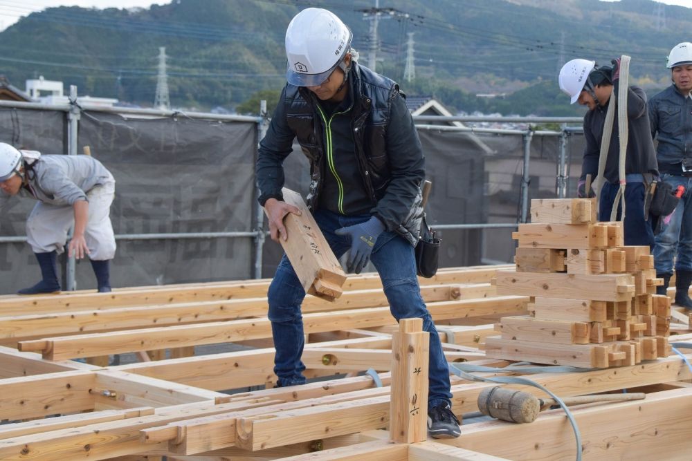 福岡県筑紫野市09　注文住宅建築現場リポート③　～上棟式～