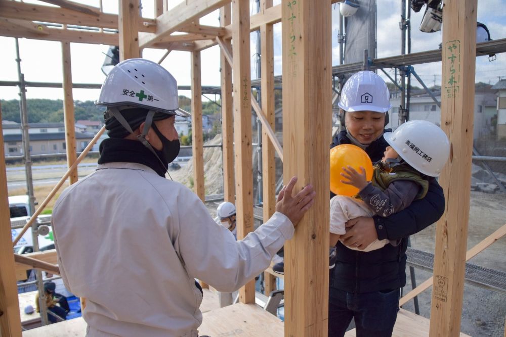 福岡県筑紫野市09　注文住宅建築現場リポート③　～上棟式～