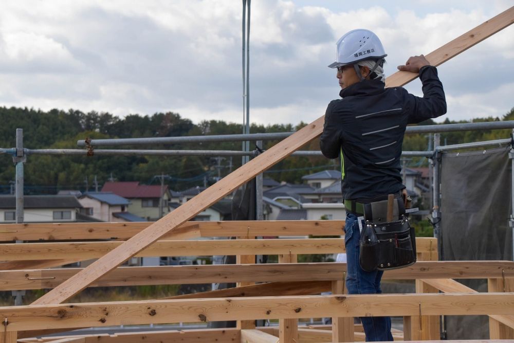 福岡県筑紫野市09　注文住宅建築現場リポート③　～上棟式～