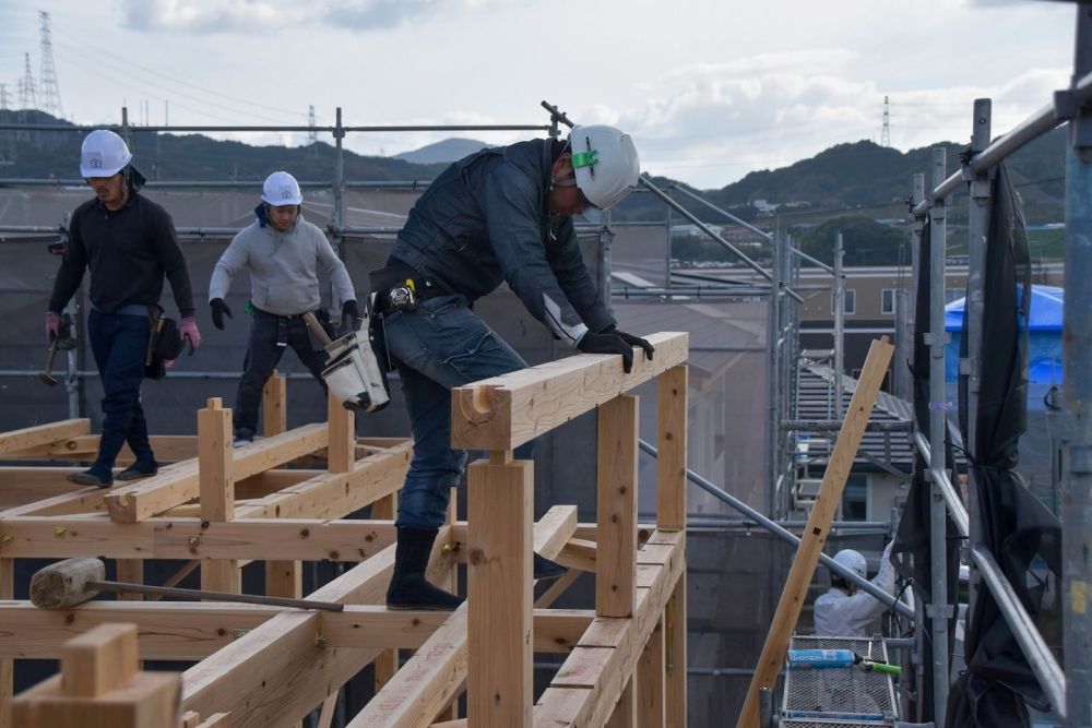 福岡県筑紫野市09　注文住宅建築現場リポート③　～上棟式～