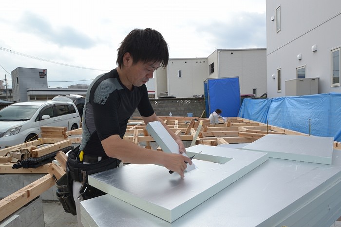 「福岡市南区02」注文住宅現場リポート④【木工事】【土台敷き】