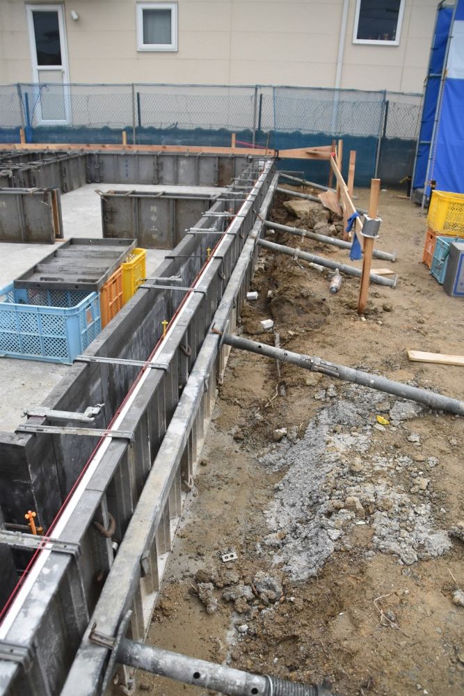 「福岡市早良区飯倉01」注文住宅現場リポート②【基礎工事】【型枠】
