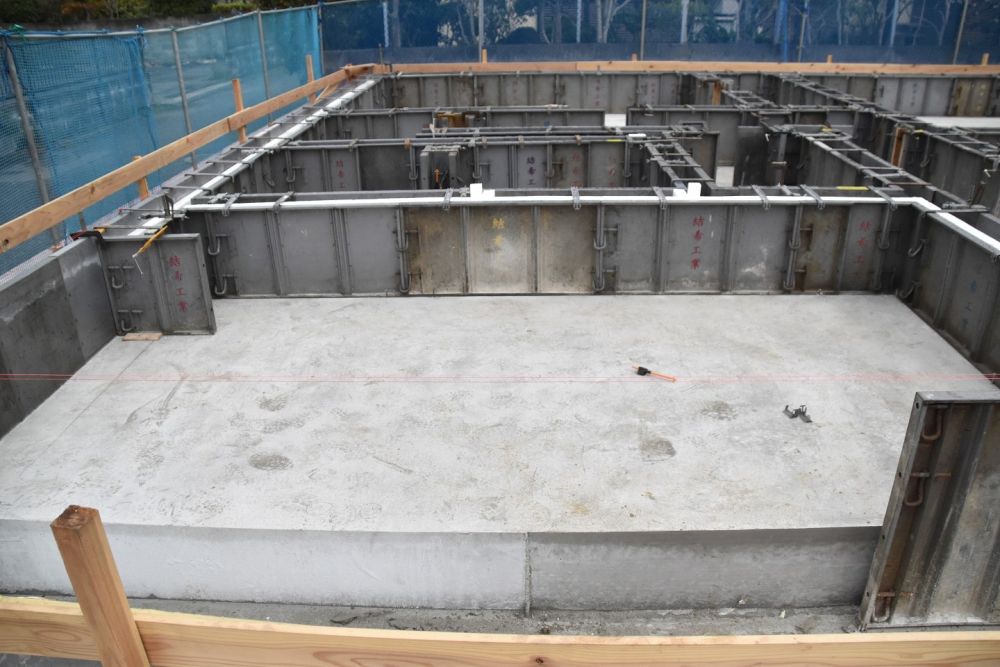 「福岡市早良区飯倉01」注文住宅現場リポート②【基礎工事】【型枠】