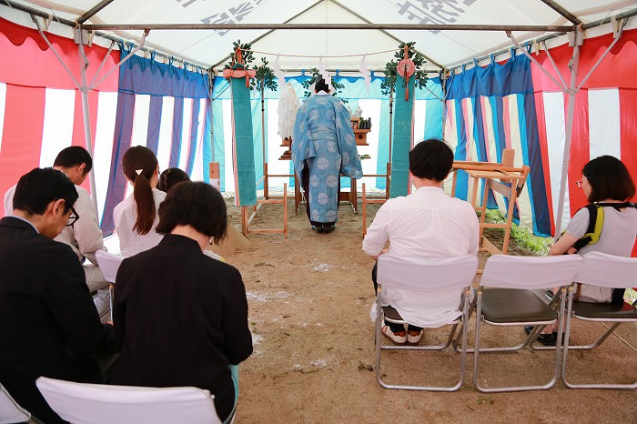 「太宰府市国分02」注文住宅現場リポート①【地鎮祭】