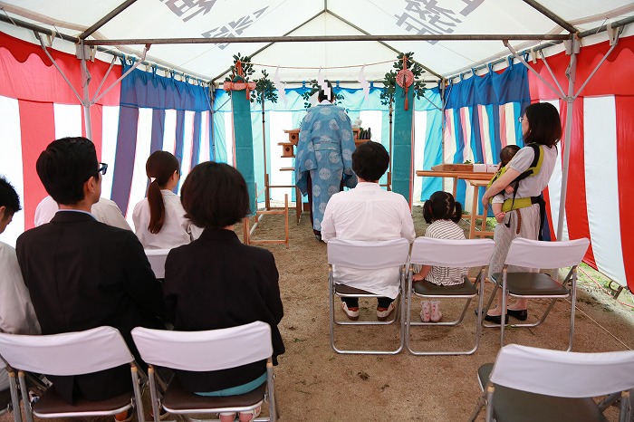 「太宰府市国分02」注文住宅現場リポート①【地鎮祭】