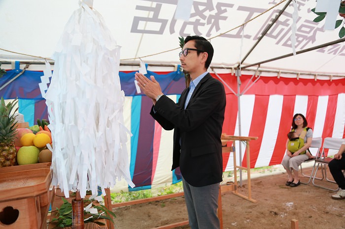 「太宰府市国分02」注文住宅現場リポート①【地鎮祭】