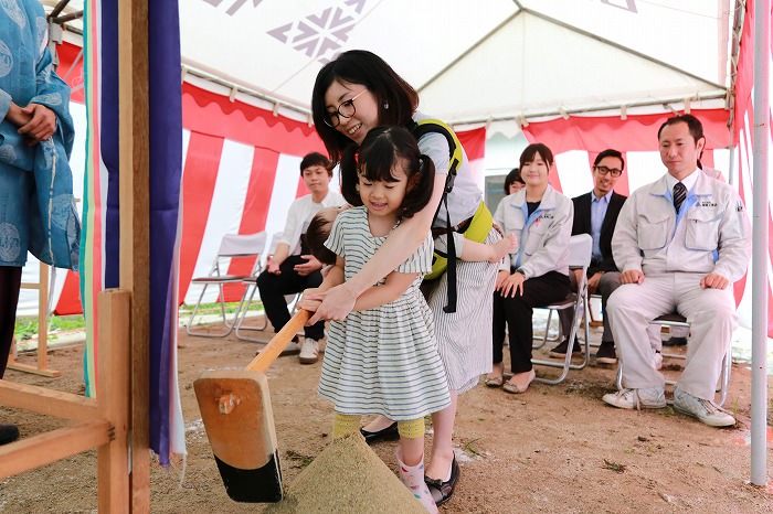 福岡県太宰府市国分02　注文住宅建築現場リポート①　～地鎮祭～