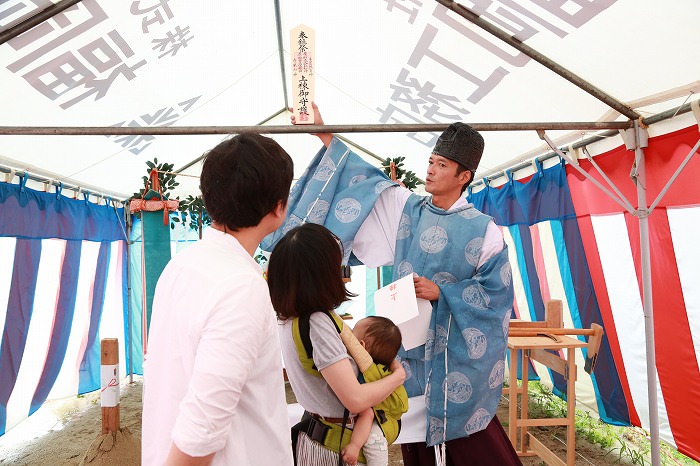 「太宰府市国分02」注文住宅現場リポート①【地鎮祭】