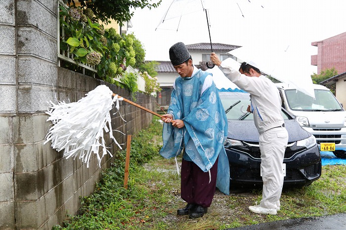 福岡県太宰府市国分02　注文住宅建築現場リポート①　～地鎮祭～