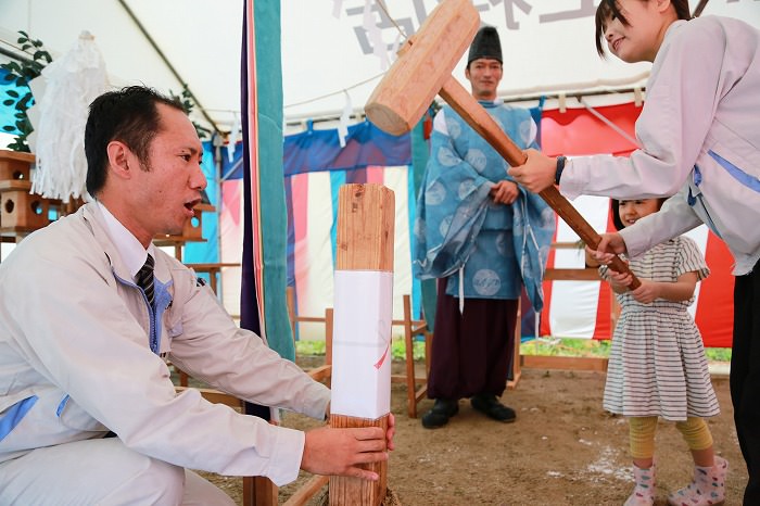 福岡県太宰府市国分02　注文住宅建築現場リポート①　～地鎮祭～