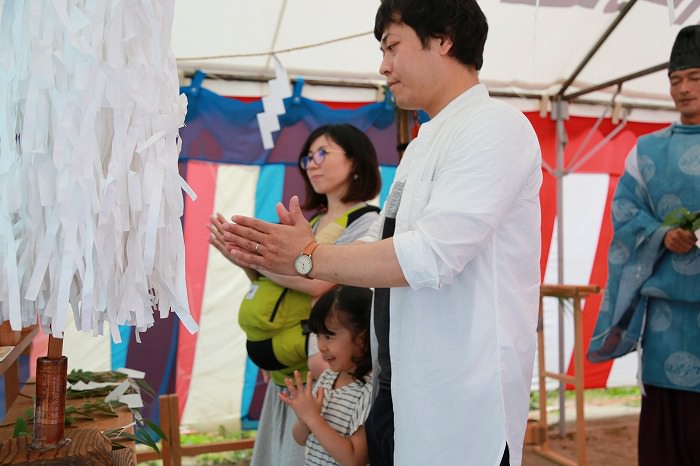 福岡県太宰府市国分02　注文住宅建築現場リポート①　～地鎮祭～