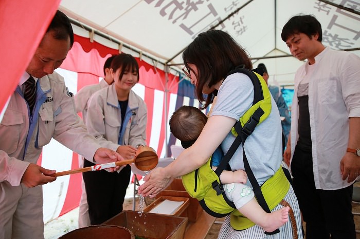 福岡県太宰府市国分02　注文住宅建築現場リポート①　～地鎮祭～