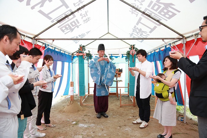 「太宰府市国分02」注文住宅現場リポート①【地鎮祭】