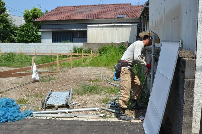 「福岡市南区五十川02」注文住宅現場リポート②【基礎工事】【遣り方】