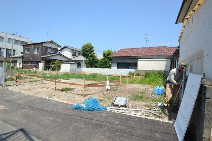 「福岡市南区五十川02」注文住宅現場リポート②【基礎工事】【遣り方】