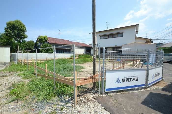 「福岡市南区五十川02」注文住宅現場リポート②【基礎工事】【遣り方】