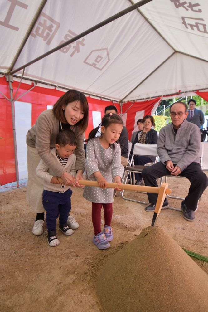 福岡市南区19　注文住宅建築現場リポート①　～地鎮祭～