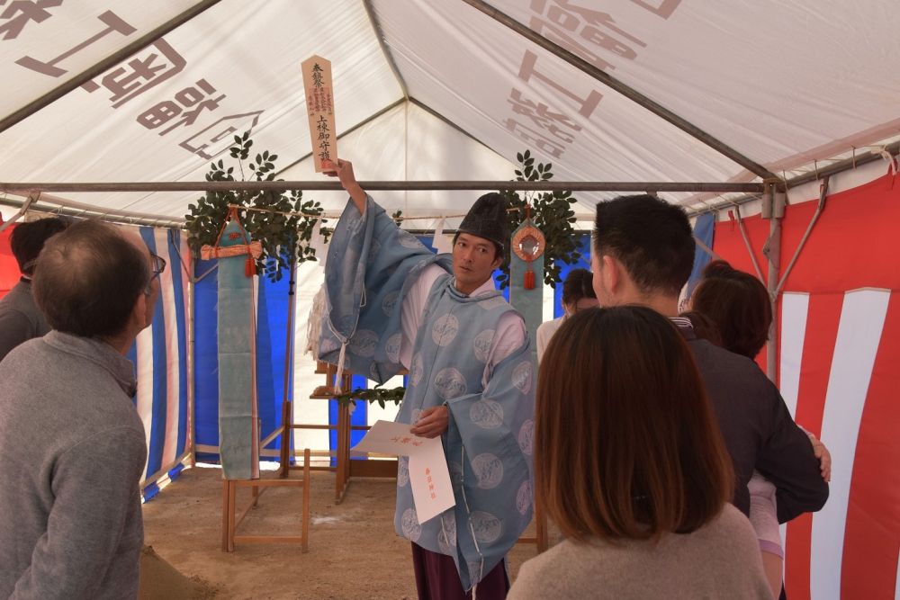 「福岡市南区19」注文住宅現場リポート①【地鎮祭】