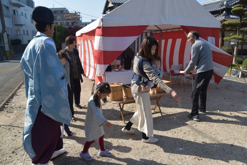 福岡市南区19　注文住宅建築現場リポート①　～地鎮祭～