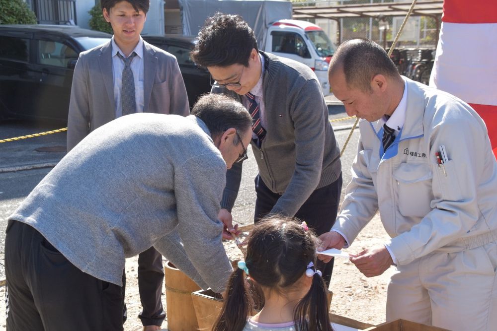 福岡市南区19　注文住宅建築現場リポート①　～地鎮祭～