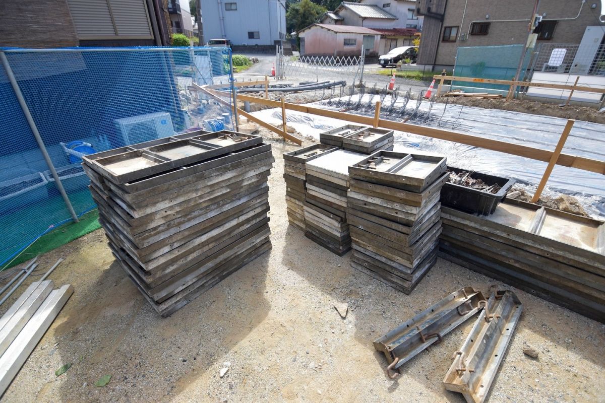 福岡県糟屋郡須恵町04　注文住宅建築現場リポート②　～基礎工事～