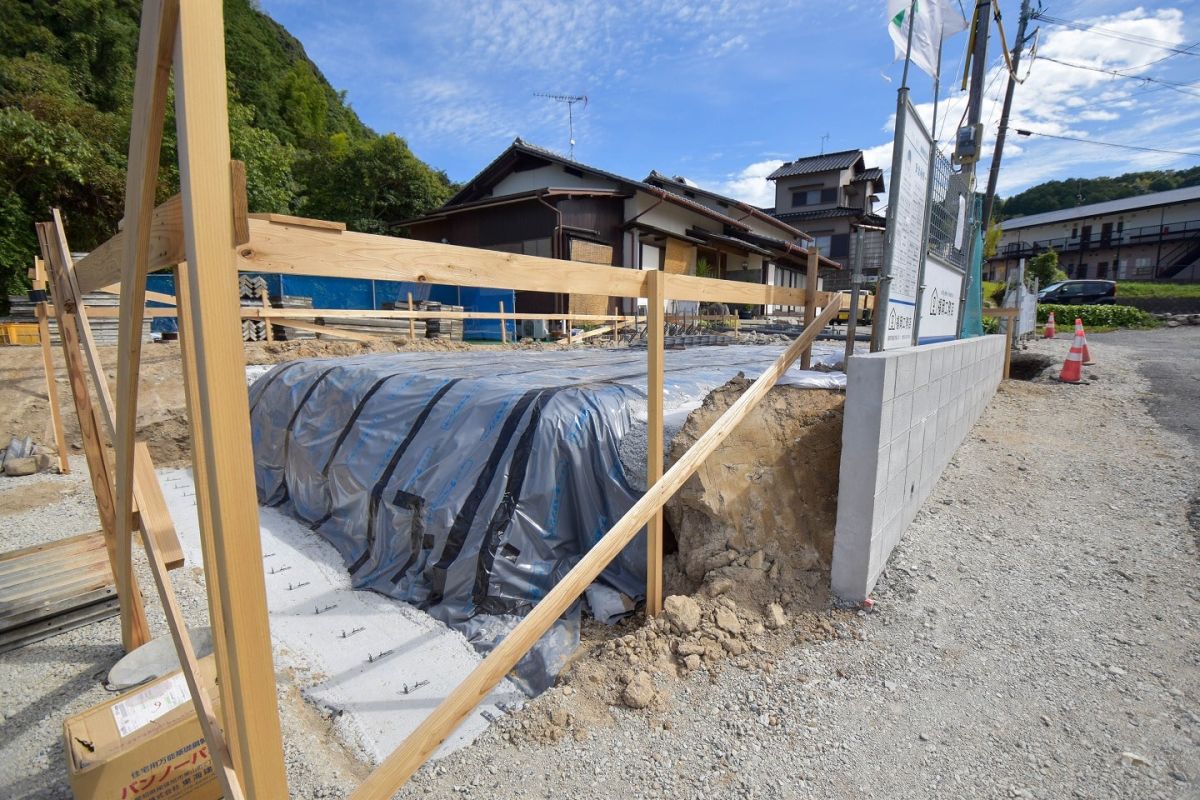 福岡県糟屋郡須恵町04　注文住宅建築現場リポート②　～基礎工事～