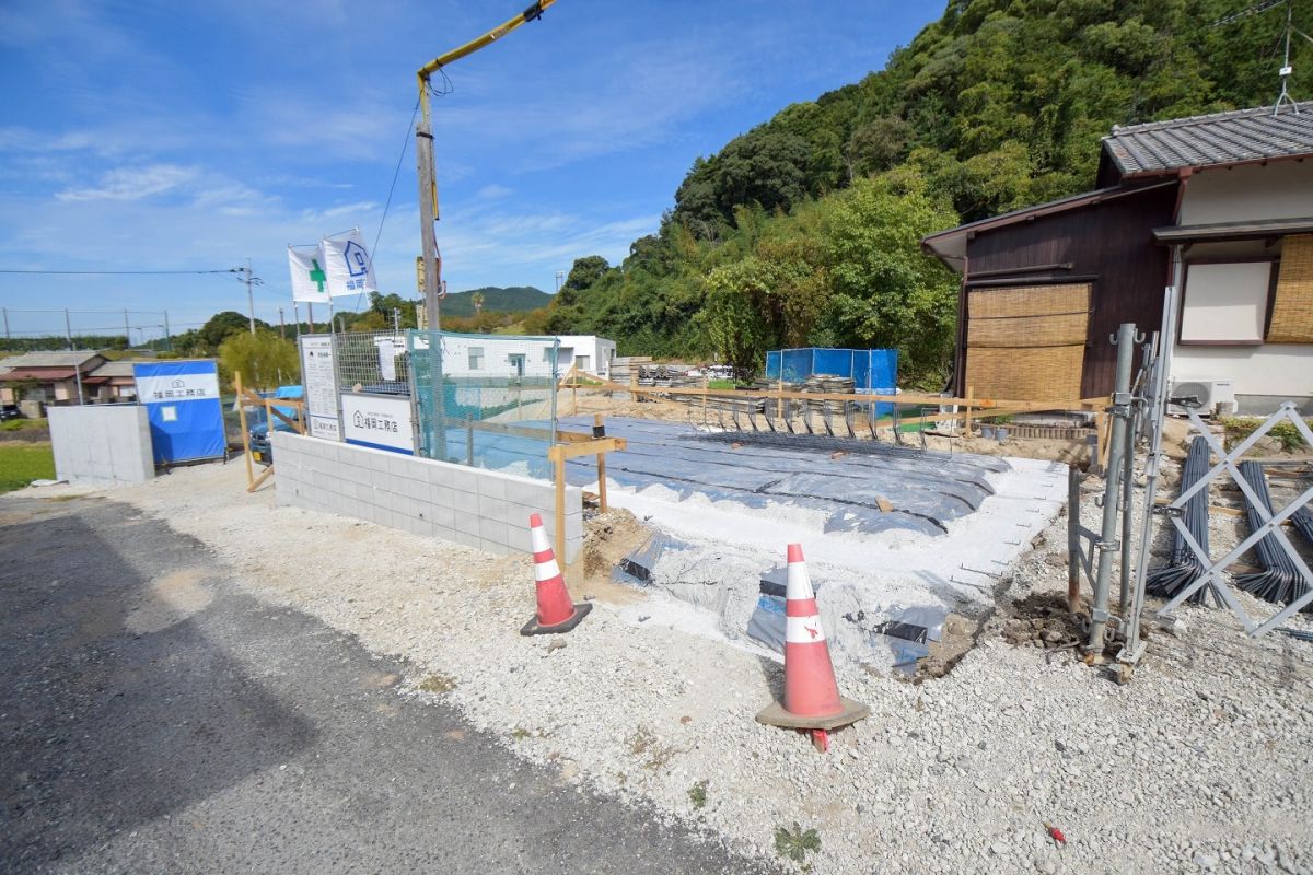 福岡県糟屋郡須恵町04　注文住宅建築現場リポート②　～基礎工事～