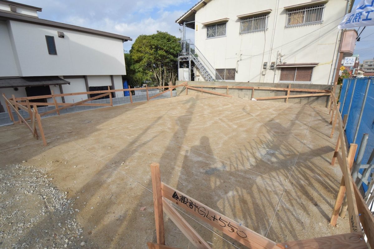 「春日市11」注文住宅現場リポート②【基礎工事】【遣り方】