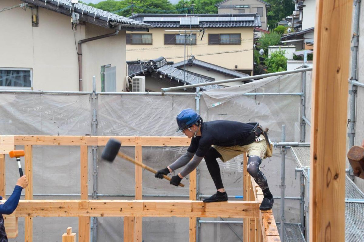 福岡県飯塚市02　注文住宅建築現場リポート③　～上棟式・前半～ 