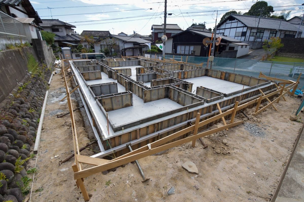 福岡県太宰府市11　注文住宅建築現場リポート②　～基礎工事～