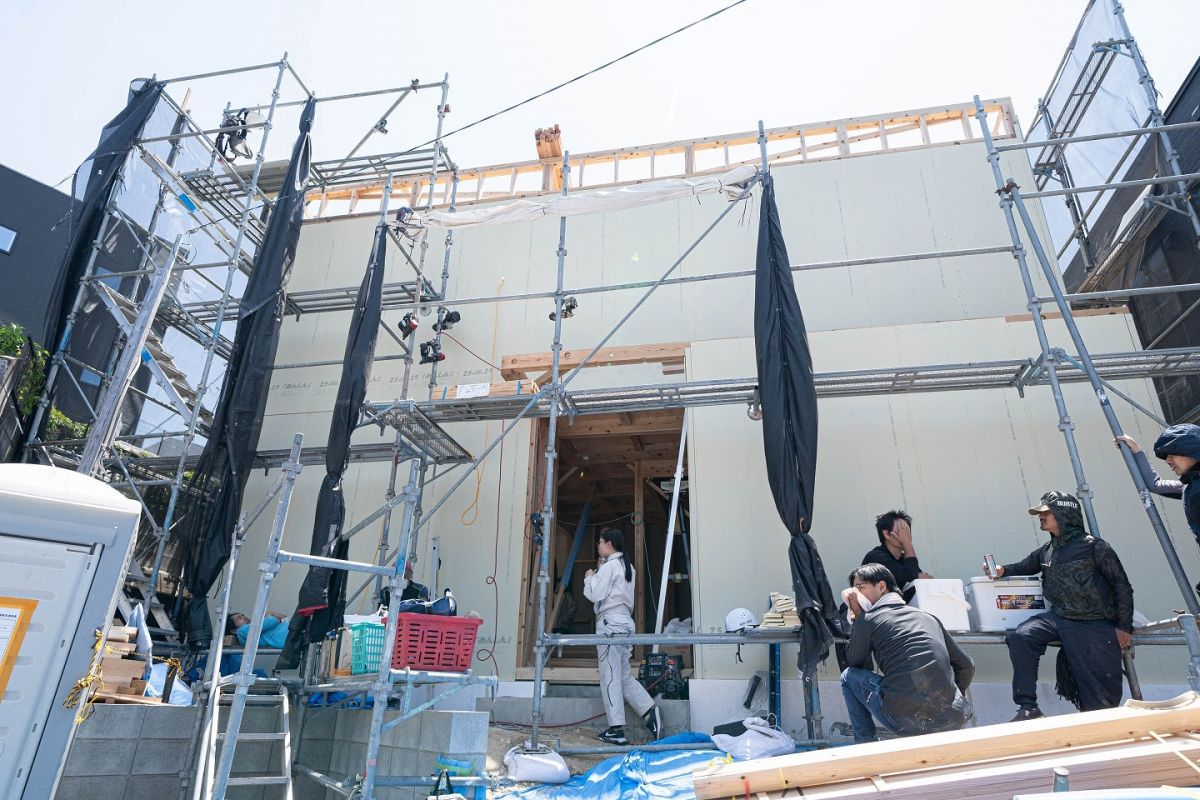 「福岡市南区25」注文住宅現場リポート②【上棟式】