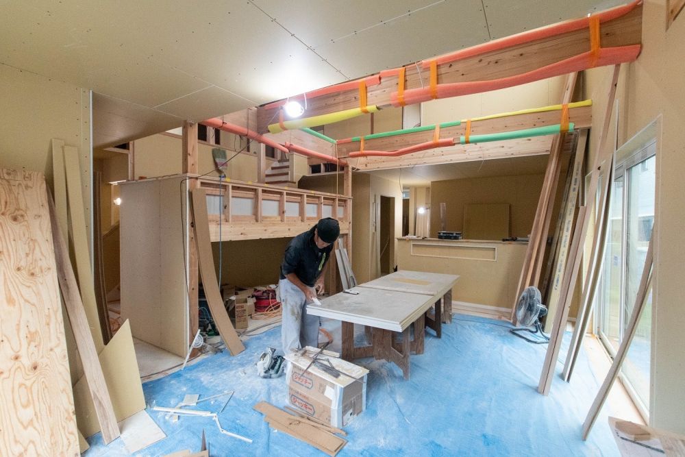 「福岡市東区09」注文住宅現場リポート⑩【木工事】【手すり】