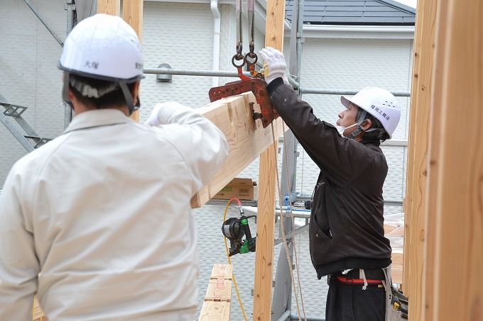 福岡市南区13　注文住宅建築現場リポート⑥　～上棟式～