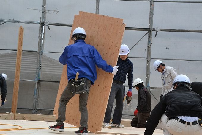 福岡市南区13　注文住宅建築現場リポート⑥　～上棟式～