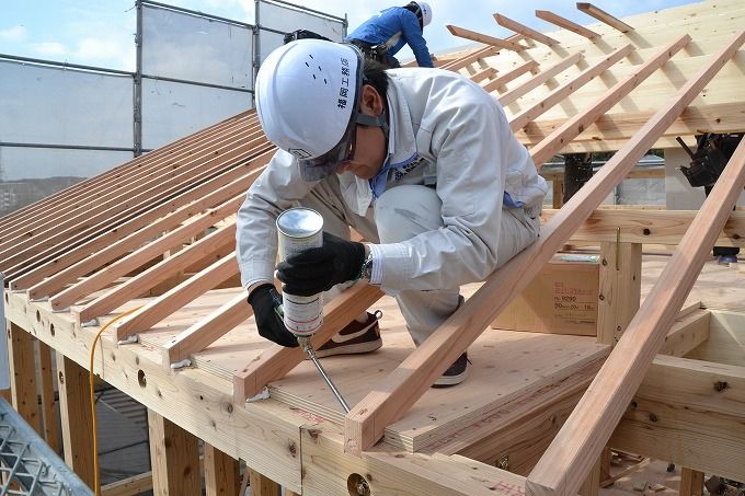 福岡市南区13　注文住宅建築現場リポート⑥　～上棟式～