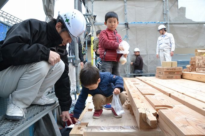 福岡市南区13　注文住宅建築現場リポート⑥　～上棟式～