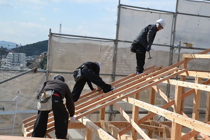 「福岡市南区13」注文住宅現場リポート⑥【上棟式】