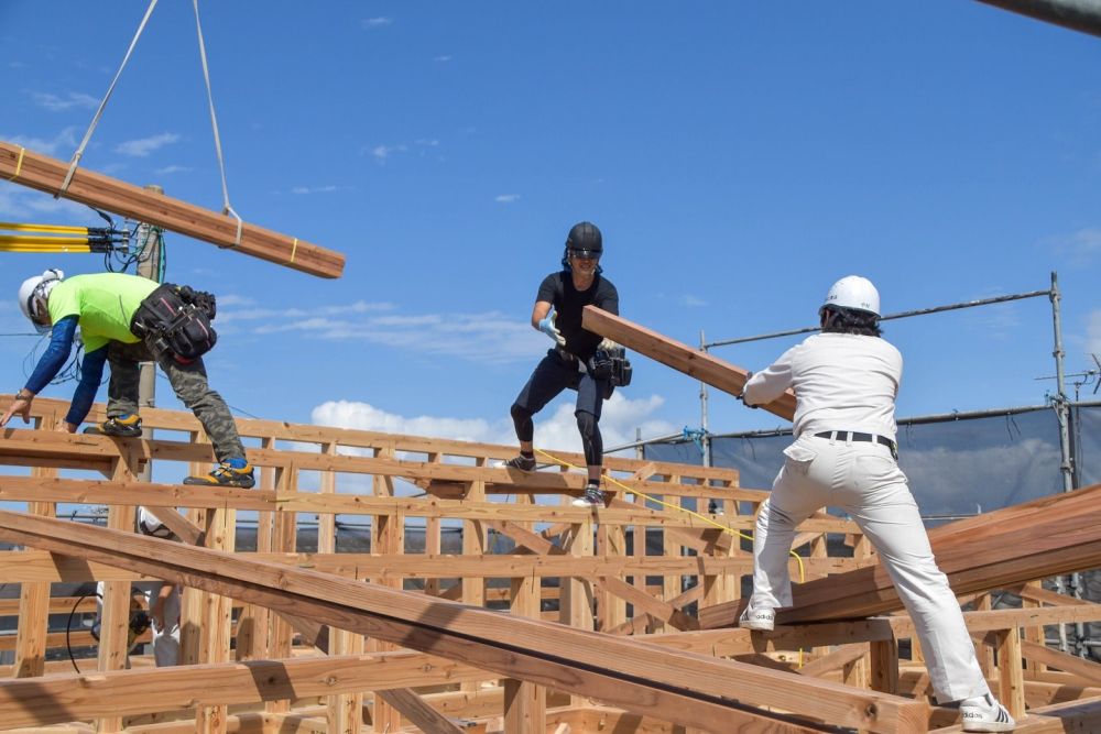 「福岡市早良区野芥01」注文住宅現場リポート④【上棟式】