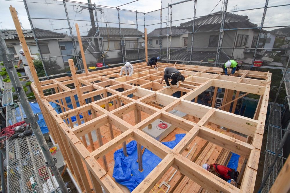 福岡県早良区野芥01　注文住宅建築現場リポート④　～上棟式～