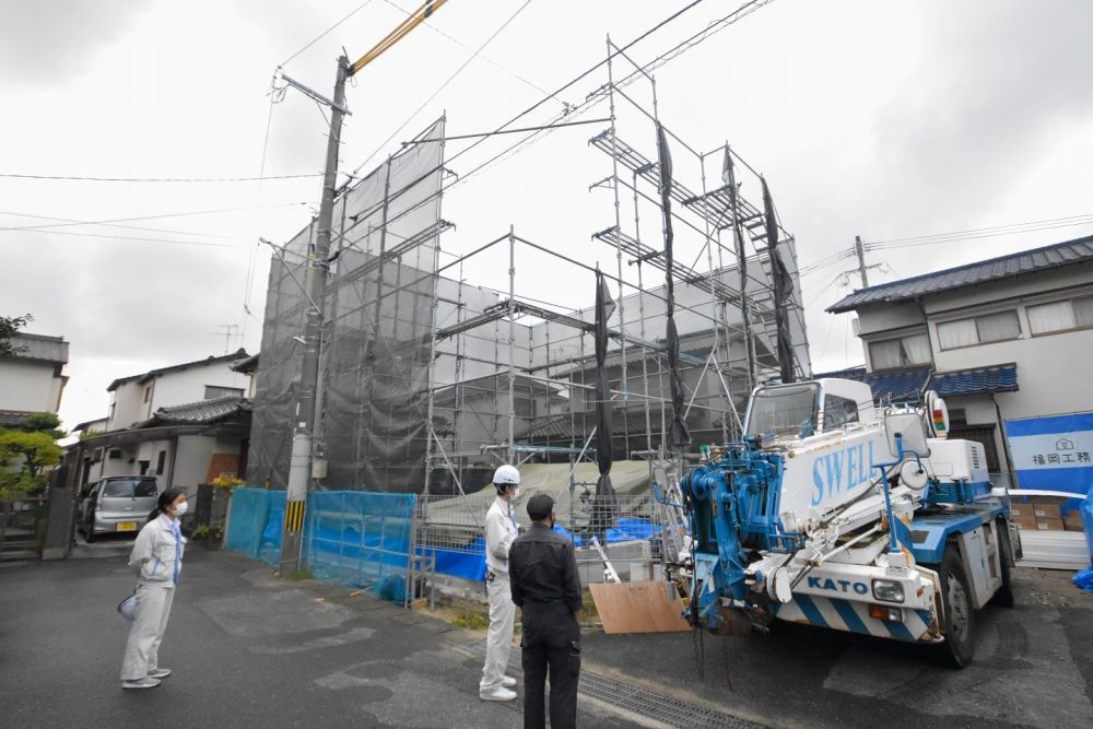 福岡県早良区野芥01　注文住宅建築現場リポート④　～上棟式～