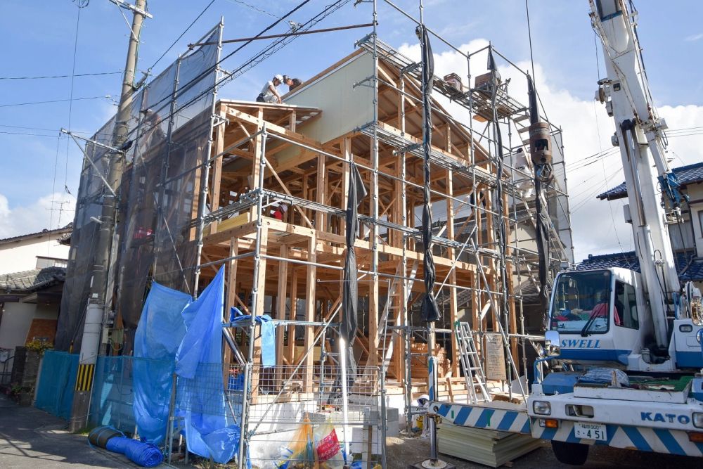 「福岡市早良区野芥01」注文住宅現場リポート④【上棟式】