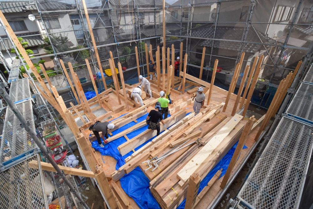 「福岡市早良区野芥01」注文住宅現場リポート④【上棟式】